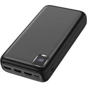 Portable-Charger-Power-Bank - 50000mAh Powerbank PD 30W and QC 4.0 Fast Charging External Battery Pack with USB-C LED 4 Outputs & 2 Inputs Portable Charging for iPhone 15 14 13 pro, Samsung