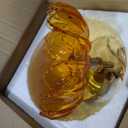 Glass Pendant Light Vintage Light Fixtures, Glass Pendant Lights Kitchen Island, Adjustable Hanging Light for Kitchen Island Dining Room Hallway (Dark Amber)