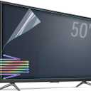 Anti Glare Film for TV 50 inch, Anti Blue Light Screen Frosted Film, New Upgrade Frosted Surface Anti Scratch,50 in Glare TV Screen Protector