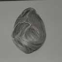 HOOJIH Hair Topper for Women with Thinning Hair 4x2.5inch Base Real Human Hair Topper with Bangs Handmade Invisible Lace Front Topper - Light Gray