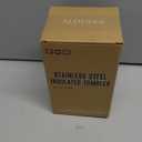 ALOUFEA 20 oz Insulated Coffee Mug Tumbler with Handle, Stainless Steel Travel Mug Tumbler with Lid and Straw,Double Wall Vacuum Leak Proof Ice Coffee Thermal Cup, Indigo Black