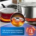 WB31M20 WB31M19 Stove Burner Drip Tray - Compatible with GE Hotpoint Series Cooktops - (2) 6" WB31M20 (2) 8" WB31M19 Set - 4 Pack (silver)