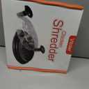 Vitoler Pro Chicken Shredder Tool, 108 Chicken Breast Shredder Tool Twist,Chicken Grinder withTransparent Lid,Ergonomic Handle,Non-Slip,Meat Shredder for Shredding Chicken Breast, Pork and Beef (black)