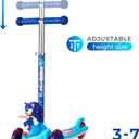 Voyager - Self-Balancing Toddler Kick Scooter, 3-Wheel Scooter with Light-Up Wheels, Extra Wide Deck, Foot Brake, Lean-to-Steer Design, 75 lb Limit, Ages 3+