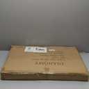 OIAHOMY Storage Basket with Lid, 42.3 Gallon (160L) Blanket Basket with Removable Liner Bag, Synthetic Wicker Hamper with Handle, Foldable, Hamper for Living Room, Grey