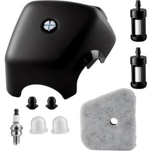 FS90 R Air Cleaner Cover for STIHL FS87 FS87R FS90 FS100 FS110 FS110R FS130 FS130R Trimmer Weedeater Brushcutter Parts Replace OEM #4180-140-1006 4180-120-1800 Air Filter Spark Plug