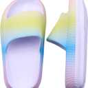 Youecci Cloud Slides for KidsShower Slippers Bathroom Pool SandalsBoys Girls Comfy Thick Sole SlippersSummer Non-Slip Beach Shoes, Size 35