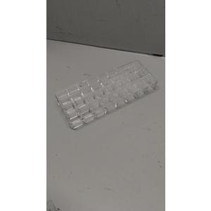 Gloss Organizer,Small Clear Acrylic Compact Essential Oil Rollerball Perfume Holder , 9.5x4.5"