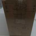 Single Serve Coffee Maker for K-Cup and Ground Coffee, Fast Brew, 6-12 oz Brew Sizes One Cup Coffee Machine Fits 5.5" Mugs, One-Button Small Coffee Maker with Descaling Reminder,Black (9.45 Inches)