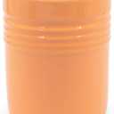 KooK Utensil Holder, Counter Holder for Kitchen, Ceramic, Premium Dining, Organizer, Countertop Decor, 5.3, Dishwasher Safe (Coral)