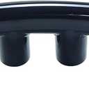 Gloss Black 4" Rise 2" tube T bar Handle Bars handlebars Bold Strong Style for Harley Softail Breakout FXSB FLSTC FLSTN FLSTFB FLS 1993-2024