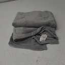 Fleece Grey Throw XL Blanket, Super Soft Flannel Fuzzy Plush Cozy Blanket for All Seasons, Grey, Throw XL 50x70 Inches