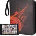 Basketball Card Binder,2024-2025 Sports Trading Card with Sleeves Holder Album,810 Pockets Basketball Card Holder Sheets Display Storage Protectors for Collectors Boys and Girls Gift