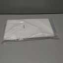 6 Pack Premium Disposable Plastic Tablecloth 54 X108 Inch Rectangle Solider Color Heavy Duty Table Cover for Dining Tables, Parties and Holidays Decorative (White)