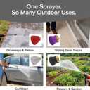 Pocket Hose Arrow, AS SEEN ON TV, Customizable Spray Nozzle from Powerful Jet Stream Cleaning to Gentle Garden Watering, Flow Force Tech, 4 Precision Tips, Rust-Resistant, Non-Slip Grip, Car Wash