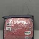 annadaif Fluffy Duvet Cover Full Size, Old Pink Plush Shaggy Faux Fur Comforter Cover Velvet Bedding Set with Zipper Closure(1 Duvet Cover, 2 Pillowcases)