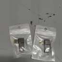 Flylin 2Pcs USB C to Slim Tip Adapter, 100W 5A Laptop Charging Cable Adapter with USB C Female Input to Slim Tip Rectangle, Zinc Alloy PD Charge Converter for Lenovo Laptops