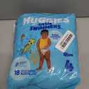 Huggies Little Swimmers Disposable Swimming Diapers, Size 4 (24-34 lbs), 18 Ct