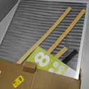 16x25x1 HVAC Furnace Air Filter Reusable& Washable, MERV 8, Electrostatic, Lasts a Lifetime, Breathe Fresher Air in Home and Office (Actual Size: 15.5x24.65x0.82 Inch)