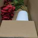 White Artificial Poppy Flowers in Vase, 6PCS Faux Silk Flowers for Vase with Stems for Home Table Centerpieces Wedding Indoor Decor Kitchen Farmhouse
