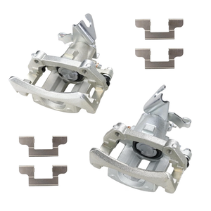 FEXON 2pc Disc Rear Brake Caliper Assembly with Bracket Replaces 18B4926