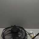 Gazebo Fans Outdoor Hanging Ceiling Fans with Lights,16" Portable Plug in Ceiling Fan,Multi-Angle Adjustable Floor Fans,Black Outdoor Ceiling Fans for Patios.