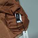 Rooscier Women's Wool Plaid High Waist Skirt Pencil Zipper Back Bodycon Mini Skirts Caramel Plaid Medium