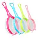 4Pcs Fine Mesh Strainer Set, Solid-Liquid Separator Gadget, Plastic Flour Colander with Non Slip Handles, Kitchen Tools for Yogurt Baking Tea Coffee Juice Pasta(4 Size)