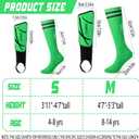 Soccer Shin Guards and Socks Kids Youth Lightweight Soccers Pads Defender with Ankle Protection Ski Shin Guards Football Equipment for Age 4-14 Toddler Boy Girl