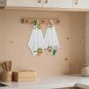 2 Pcs Golden Retriever Kitchen Towels, Absorbent Soft Microfiber Tea Towels for Bathroom Kitchen, Dog Drying Towel, Dish Cloths for Washing Dishes, Christmas Dog Lovers Gifts for Women Friend