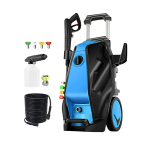 Electric Pressure Washer, 5000 PSI 4.0 GPM Heavy Duty Power Washer Electric Powered with Foam Cannon, 4 Nozzle Tips,33FT Hose and Soap Bottle for Home/Cars/Driveways/Patios/Decks/Fences(Blue)