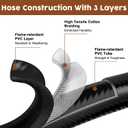 10 ft. Propane Hose Adapter, Propane Hose with P.O.L Fitting, Regulator for RV, Gill, Gas Stove, Gas Generator, Gas Hose for Heater, for MH9B, Portable, Buddy, and MH18B Big Buddy, and more.
