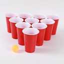 CUPS AND BALL GAME RED