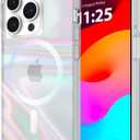 Case-Mate Soap Bubble iPhone 15 Pro Case for Women - Compatible w/ MagSafe - 12ft Drop Protection - 6.1" iPhone 15 Pro Magnetic Case & Phone Cover - Shockproof, Anti-Scratch, Iridescent