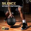 Zenaro Ultra Premium Silent Basketball - Size 7 (29.5), Non-Compressed, 3D Sculpted Groove for True Bounce & Control, Real Game-Weight Indoor Basketball, Durable Airless Foam, Premium Gift Box
