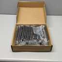 Ravinte 45 Pack 6-3/8 inch Cabinet Pulls Matte Black Stainless Steel Kitchen Cupboard Handles Cabinet Handles 4 Hole Center