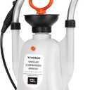 VIVOSUN 3.2 Gallon Lawn and Garden Wheeled Pump Compression Sprayer with Pressure Relief Valve, Labor-Saving Wheel Design