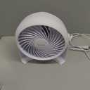 Honeywell TurboForce Air Circulator, Small Tabletop Fan, Quiet Personal Fan for Home or Office, 3 Speeds, 90 Degree Pivoting Head, White, HT-904