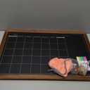 Chalkboard Calendar Magnetic Board Monthly Planning Board for Kitchen Wall, Reusable Planner Chart for Family Blackboard Calendar for Record Daily Tasks List 12'' x 16''