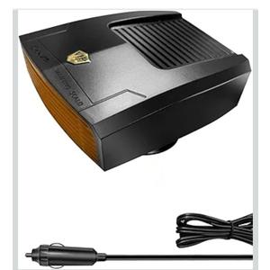 12 Volt Car Heater that Plugs into Cigarette Lighter, 150W Portable Windshield Defogger and Defroster, 360 Degree Rotary Base