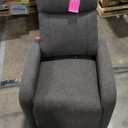 Sweetcrispy Massage Recliner Chair for Adults, Adjustable Home Theater Seating with Lumbar Support, Small Recliners for Small Spaces, Dark Grey (25.2"D x 29.2"W x 38.7"H)