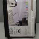 King Size Percale Bed Sheets, 200 Thread Count Cotton Polyester Blend Sheet Set,Wrinkle Free,Breathable,Crisp Refreshing Feeling, 60 Cotton 40 Polyester Cotton Rich Sheets 4 PC(Ivory,King)