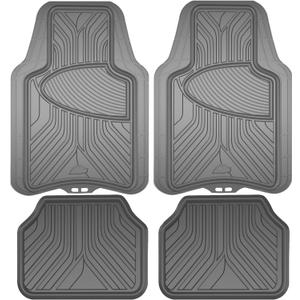 Armor All 4-Piece All-Season Floor Mats, Custom Fit Mats for Cars, Trucks, SUVs  Gray
