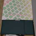 AnMengXinLing Keyboard Case for iPad Air 13 Inch (M3 2025/M2 2024)/Pro 12.9 6th/5th/4th Generation with Mouse Pencil Holder, Magnetically Detachable Keyboard Mouse, Teal