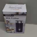 SIMPLETASTE Milk Frother, 4-in-1 Electric Milk Steamer, Automatic Warm and Cold Foam Maker and Milk Warmer for Latte, Cappuccinos, Macchiato (Blue)