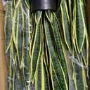Crowye 6 Pack 3.15 Ft Tall Artificial Snake Plant Faux Sansevieria Plant Large Fake Snake Bulk in Pot for Home Office Housewarming Gift