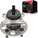 Torchbeam 512370 Rear Wheel Hub Bearing Assembly for 2007-2014 Toyota Yaris, 2012-2019 Toyota Prius C, 2013 Scion iQ Wheel Bearing 4 Lugs W/ABS