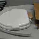 Padded Toilet Seat, Soft Cushioned Vinyl Seat, Elongated, White