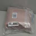 Memory Foam Chair Cushion Ultra Soft Thick Chenille Seat Pad with Slow Rebound Latex Core Washable Chair Cushion with Zipper for Office/Dining/Car Chair (Pink, 18x18 in)