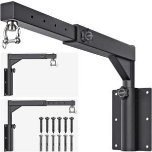 BeneLabel Wall Mount Heavy Bag Hanger, Heavy Duty Punching Bag Stand, Boxing Bag Bracket for Home Gym Indoor Outdoor, 800 LB Capacity